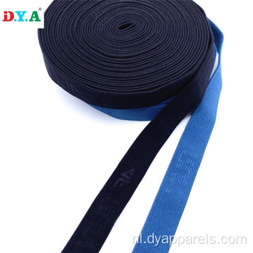 Embossing Silicone Backed Jacquard Taillband Elastic Band